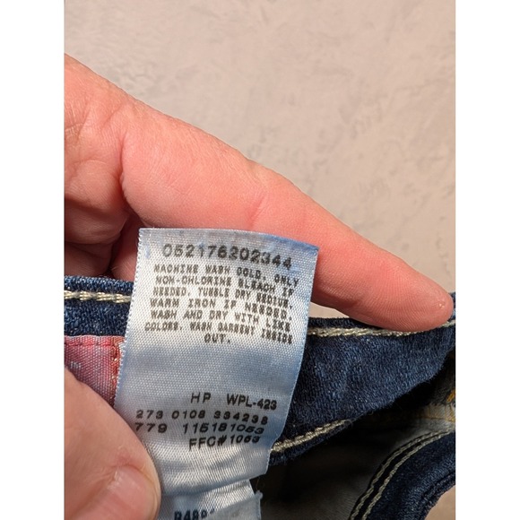 Vintage Y2K Juniors Levis 518 May '01 Superlow Boot Cut Jeans  Size 11 S 34/30 - Picture 4 of 15